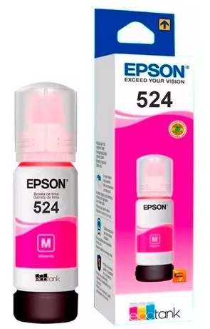 Botella de Tinta Epson T524 Magenta para L15150/L15160/L6490 70ML