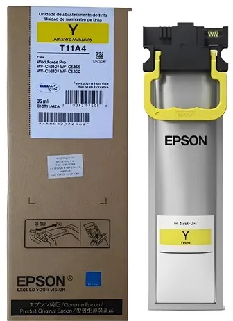 [T11A420-AL] BOLSA DE TINTA YELLOW PARA WF- C5310/C5390/C5810/C5890 39ML (RENDIMIENTO ESTANDAR - 5,000 PAGINAS)