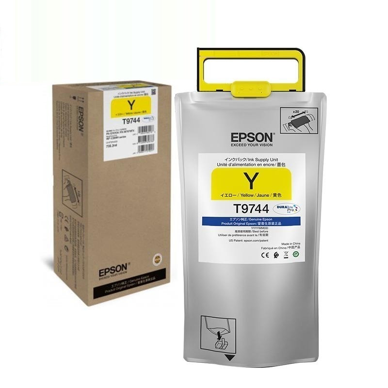 [T974420] BOLSA DE TINTA YELLOW EPSON PARA WF-C869R 735.2ML (ALTO RENDIMIENTO - 84,000 PAGINAS)
