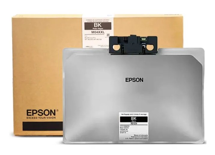 Bolsa de tinta Epson Negra para WF-M5299, M5799 666ML M04XXL (Alto rendimiento - 40,000 paginas)