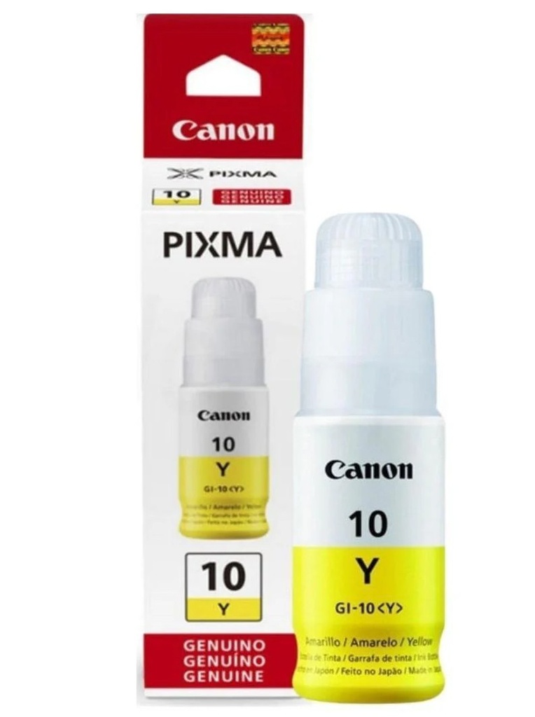 Botella de Tinta Canon Yellow para Pixma G5010/G6010 70ML