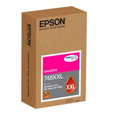 [T748XXL320-AL] Cartuchos de Tinta Epson Magenta para WF-6090, WF-6590 69ML (Alto rendimiento - 7,000 páginas)
