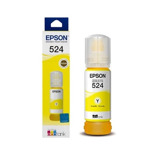 [T524420-AL] Botella de Tinta Epson T524 Yellow para L15150/L15160/L6490 70ML