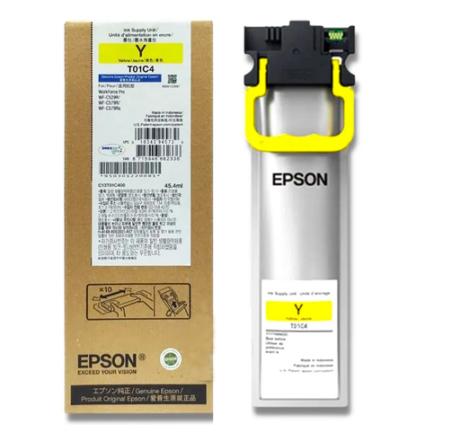[T01C400] Cartucho de tinta Epson original Yellow para WF-C579RDTWF, WF-C579RD2TWF, WF-C529RDTW (Rendimiento estándar - 5,000 paginas)